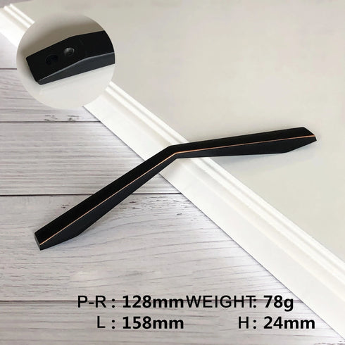 JAYA Modern Zinc Alloy Arc Cabinet Handles Slim European Style Multi Finish Drawer Pulls for Kitchen Wardrobe Cupboard Furniture