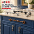 JAYA Classical Zinc Alloy Cabinet Handles Antique Brass Decorative Drawer Pulls Retro Pendant Knobs for Kitchen Bedroom