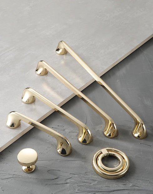 JAYA Modern Nordic Light Luxury Cabinets Kitchen Drawers Drawers Wardrobe Door Extension Handle Single-hole Hardware Handle