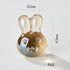 JAYA Transparent Champagne Crystal Cabinet Knobs with Brass Base Decorative Drawer Pulls for Wardrobe and Dresser