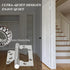 JAYA Stainless Steel No Mortise Flush Hinge Butterfly Cabinet Door Hinge Rust Resistant Furniture Hardware