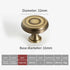 JAYA High Quality Modern Brass Handle Knobs Cabinet Wardrobe Kitchen Drawer Eco-Friendly Luxury Single-Hole Furniture Door