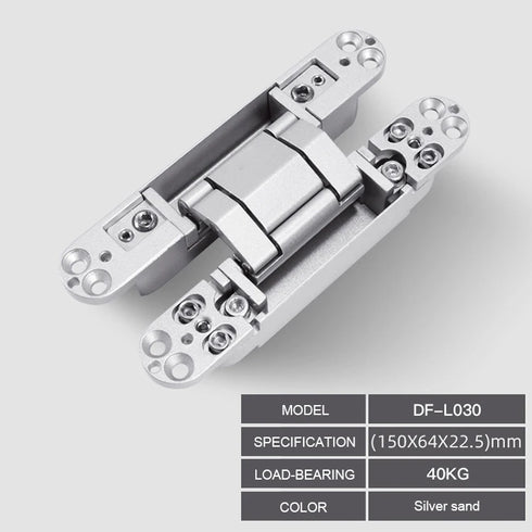 JAYA Wooden Door Installation Concealed Hinge Zinc Alloy H Three-dimensional Adjustable Hinge