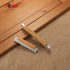 JAYA Modern Solid Wood Cabinet Pull Handles with Black Metal Base Drawer Pulls for Kitchen Wardrobe Cupboard Furniture