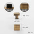 JAYA 2025 Retro Single Hole Solid Brass Wardrobe Handle Modern All-Copper All-Copper Square Cabinet Door Knobs