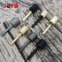 JAYA Modern Minimalist Zinc Alloy L-Shaped Single-Hole Cabinet Handles Black Gray Gold Drawer Pulls