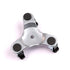 JAYA 5 Piece Furniture Lifter Mover Set with 4 Silver Triangular 3 Wheel Roller Dollies for Sofa Cabinet Appliance