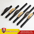 JAYA JY-TCP01 Modern Two-Tone Long Cabinet Pull Handle with Faceted Center Grip for Kitchen Drawer Wardrobe Sliding Door
