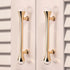 JAYA Gold Crystal End Cabinet Pulls Zinc Alloy Wardrobe Drawer Furniture Door Handles