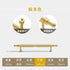 JAYA Solid Brass Cabinet Pull Handle Gold Wardrobe Drawer Door Handle for Kitchen Dresser and Furniture