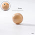 JAYA Natural Wooden Round Ball Cabinet Knobs in Multiple Sizes for Drawers Wardrobes Dressers and Cupboards