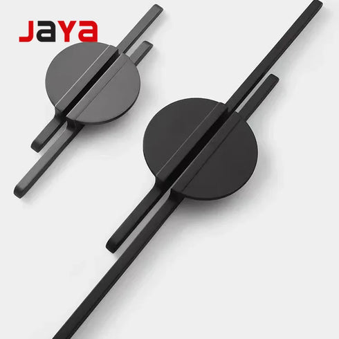 JAYA Minimalist Zinc Alloy Semicircle Splice Multi-Function Cabinet Pull Handles for Drawer Double Door Kitchen Wardrobe
