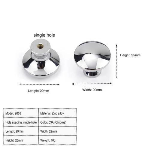 JAYA Furniture Hardware Modern Simple Semicircular Silver Pulls Wardrobe Door Knobs Zinc Alloy Handle