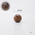 JAYA Natural Wooden Round Ball Cabinet Knobs in Multiple Sizes for Drawers Wardrobes Dressers and Cupboards