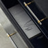 JAYA Stainless Steel and Brass Base Furniture Kitchen Cabinet Pull Handle Drawer and Dresser Pulls Knobs Pulls Handles Door Knob