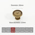 JAYA High Quality Modern Brass Handle Knobs Cabinet Wardrobe Kitchen Drawer Eco-Friendly Luxury Single-Hole Furniture Door