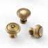 JAYA 2025 Retro Single Hole Solid Brass Wardrobe Handle Modern All-Copper All-Copper Square Cabinet Door Knobs