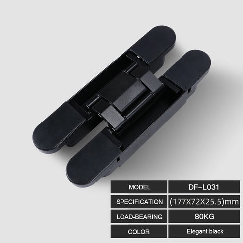 JAYA Wooden Door Installation Concealed Hinge Zinc Alloy H Three-dimensional Adjustable Hinge