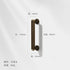 JAYA 2024 Modern Luxury Simple Antique Bronze Color Retro Single Hole Drawer Cabinet Handle Door Handle Door Knobs
