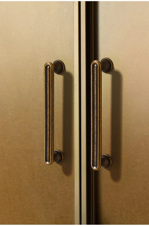 JAYA 2024 Modern Luxury Simple Antique Bronze Color Retro Single Hole Drawer Cabinet Handle Door Handle Door Knobs