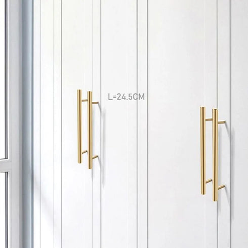 JAYA 2024 Simple Modern Kitchen New Design High Quality Brass Material Furniture Drawer Cabinet Handles Knobs