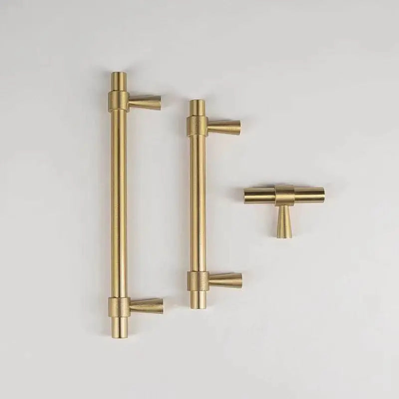 JAYA 2025 High Quality Brass Handle American Modern Gold Black Drawer Cabinet Furniture Hardware Door Handle Knobs