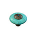 JAYA 2025 Modern Luxury Simple Antique Blue Color Retro Single Hole Zinc Alloy& Synthetic Turquoise Drawer Cabinet Handle Knobs