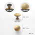 JAYA 2025 Retro Single Hole Solid Brass Wardrobe Handle Modern All-Copper All-Copper Square Cabinet Door Knobs