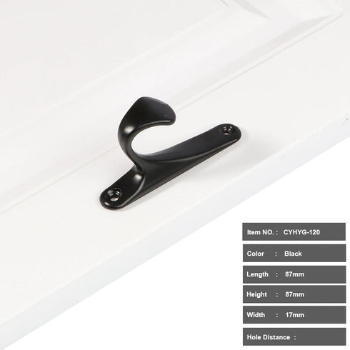JAYA Aluminium Alloy Pulls Furniture Hardware Kitchen Cabinet Cupboard Dresser Wardrobe Drawer Door Black Modern Pull Handles