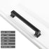 JAYA Aluminium Alloy Pulls Furniture Hardware Kitchen Cabinet Cupboard Dresser Wardrobe Drawer Door Black Modern Pull Handles