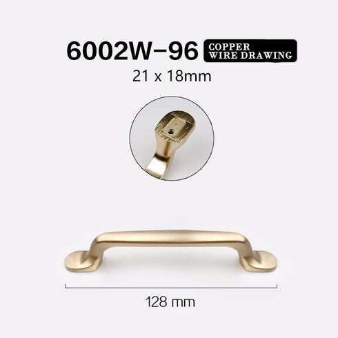 JAYA Aluminum Alloy Handle Wardrobe Cabinet Drawer Furniture Hardware Door Handle Cabinet Door Golden Handle