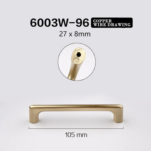 JAYA Aluminum Alloy Handle Wardrobe Cabinet Drawer Furniture Hardware Door Handle Cabinet Door Golden Handle
