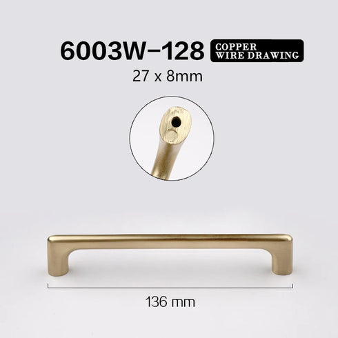 JAYA Aluminum Alloy Handle Wardrobe Cabinet Drawer Furniture Hardware Door Handle Cabinet Door Golden Handle