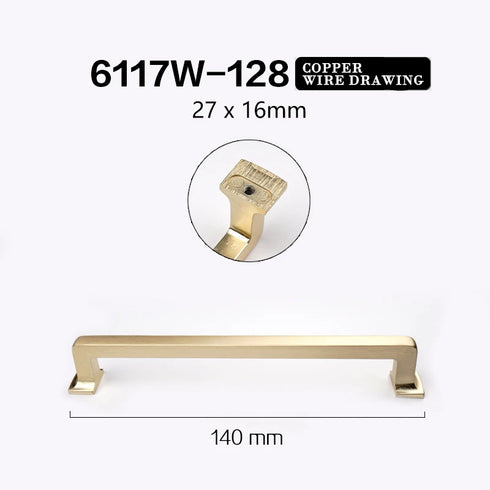 JAYA Aluminum Alloy Handle Wardrobe Cabinet Drawer Furniture Hardware Door Handle Cabinet Door Golden Handle