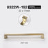 JAYA Aluminum Alloy Handle Wardrobe Cabinet Drawer Furniture Hardware Door Handle Cabinet Door Golden Handle
