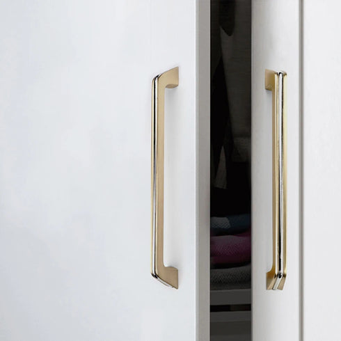JAYA Aluminum Alloy Handle Wardrobe Cabinet Drawer Furniture Hardware Door Handle Cabinet Door Golden Handle