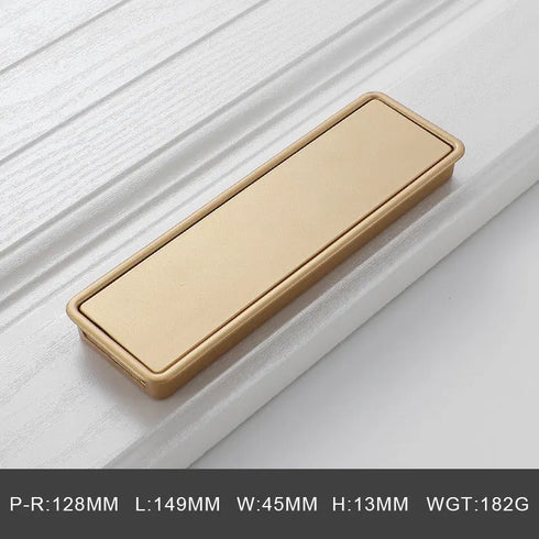 JAYA Cabinet Door Black Hidden Handle Simple Wardrobe Handle Hidden Hidden Buckle Furniture Handles Knobs