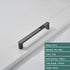 JAYA Cabinet Handle Silver Antique Knob Furniture Handles Steel Door Handles Wardrobe Accessories Concealed Gray Hardware