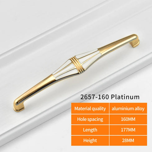 JAYA Europe Style Retro  Pull Door Handles  Gold Rose Gold Eye Aluminum Alloy Handle Door Knob