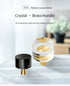 JAYA Factory Door Knob Cabinet Door Brass Crystal Handle Cabinet Wardrobe Drawer Exquisite Hand Polished Crystal Handle