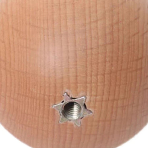 JAYA Furniture Handle Door Drawer Wood Knobs Round Wooden Drawer Furniture Cabinet Furniture Door Handle