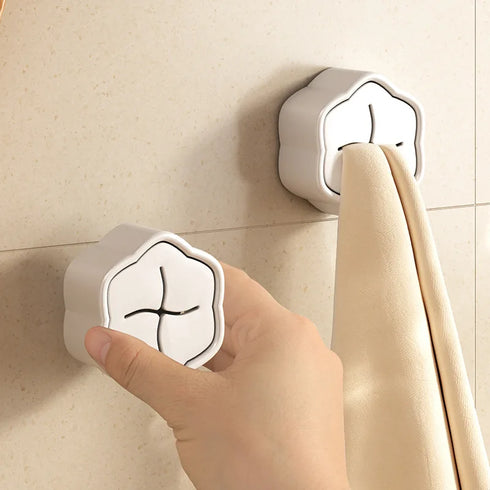 JAYA High Quality No-punch Rag Plug Plastic Hook for Kitchen Bathroom Creative Towel Rack Wall Hanging Storage Hook