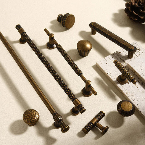 JAYA High Quality Retro Single Hole Zinc Alloy Hardware for Kitchen Cabinet Furniture Door Handle Drawer Door Knobs Handle Knobs