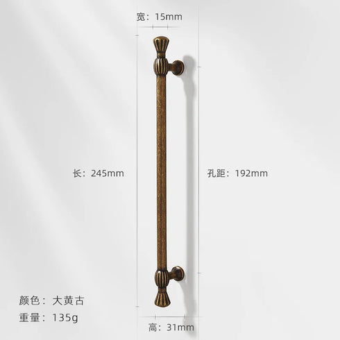 JAYA High Quality Retro Single Hole Zinc Alloy Hardware for Kitchen Cabinet Furniture Door Handle Drawer Door Knobs Handle Knobs