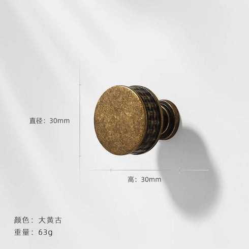 JAYA High Quality Retro Single Hole Zinc Alloy Hardware for Kitchen Cabinet Furniture Door Handle Drawer Door Knobs Handle Knobs