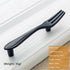 JAYA Modern Simple, Zinc Alloy Handle New Style Knife and Fork Creativity Handle Cabinet Drawer , Kitchen Handle Door Knob