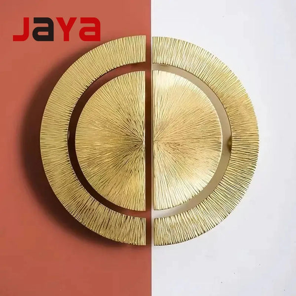 JAYA Modern Style Luxury Golden Brass Classic Brass Copper Hardware Furniture Drawer Cupboard Pull Furniture Door Handle