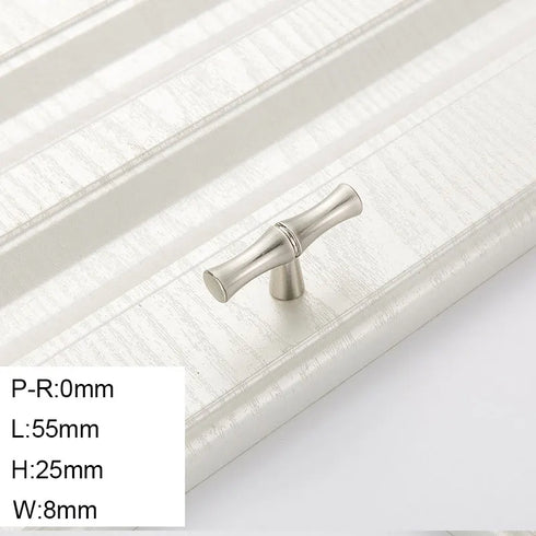 JAYA Modern minimalist creative drawer furniture zinc alloy antique bamboo handle knob