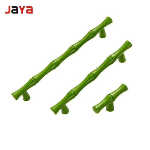 JAYA Modern minimalist creative drawer furniture zinc alloy antique bamboo handle knob