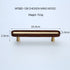 JAYA New Chinese Solid Wood Cabinet Door Handle Chicken Wing Wood Wardrobe Cabinet Nordic Simple Wooden Brass Drawer Handle Knob